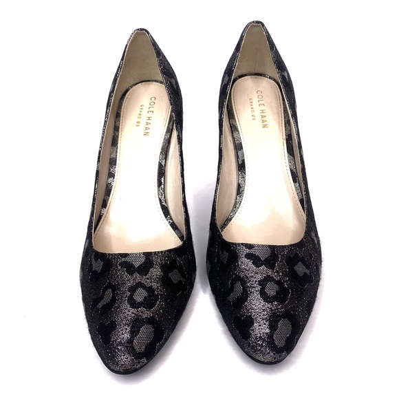 Cole Haan Alanna Metallic Leopard Pumps Size 7 - Picture 2 of 10